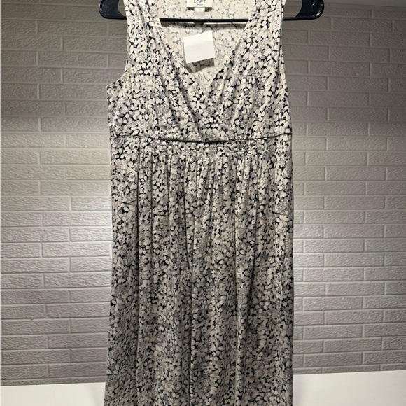 LOFT Silver and Gold Sequin Sleeveless Sundress - Picture 1 of 3
